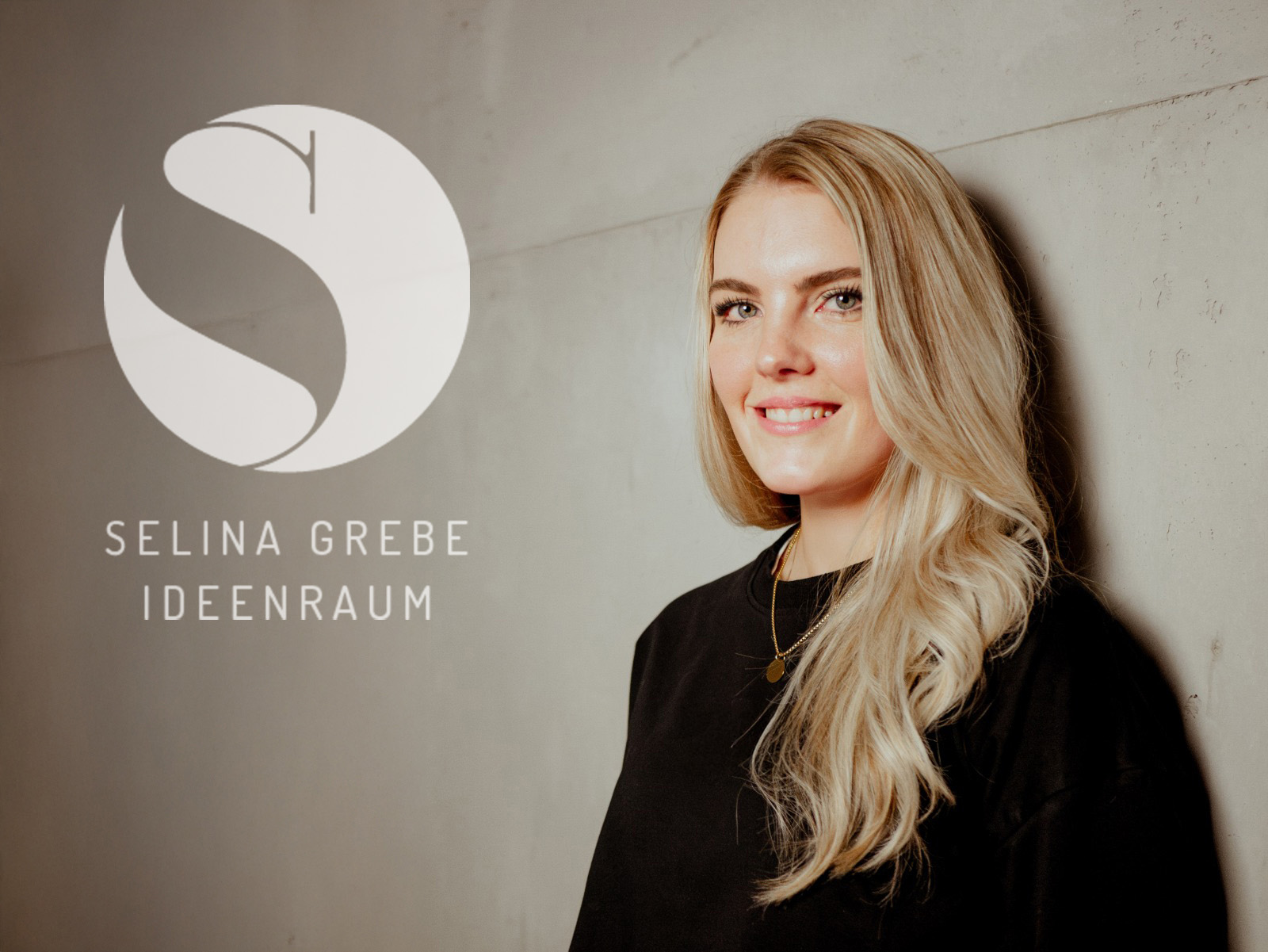 Selina Grebe – Ideenraum | Portrait mit Logo Selina Grebe mit Logo „Ideenraum“ – Marketing- und Contentdesignerin aus Deutschland